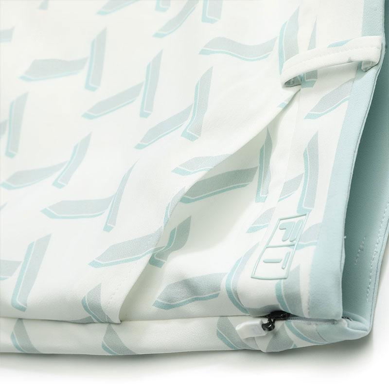 Fila Golf Series High-Sensitivity Printed Casual Skirt Women Skirts Jade-White A11W325308F-WT