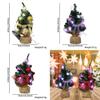 Mini Christmas Tree Decorative Led Light Tabletop Ornament For Festive Home Atmosphere