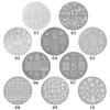Tools Snowflake Christmas Nail Stamping Plates Polish Templates Stencils Molds Nail Stamp