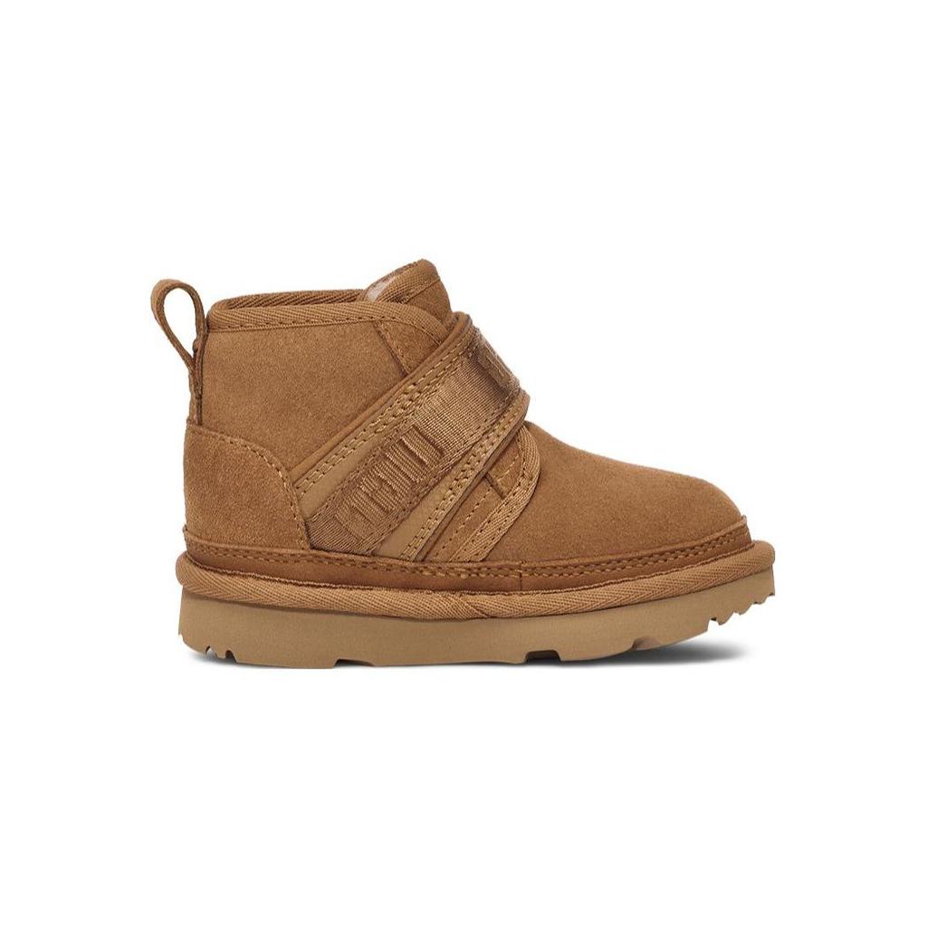 UGG Neumel Semsket Komfortable Varme Korte Snøstøvler Barnestøvler Kastanjebrun 1130757T-CHE