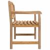 Garden Bench 114 x 59 x 87 cm Solid Teak Wood