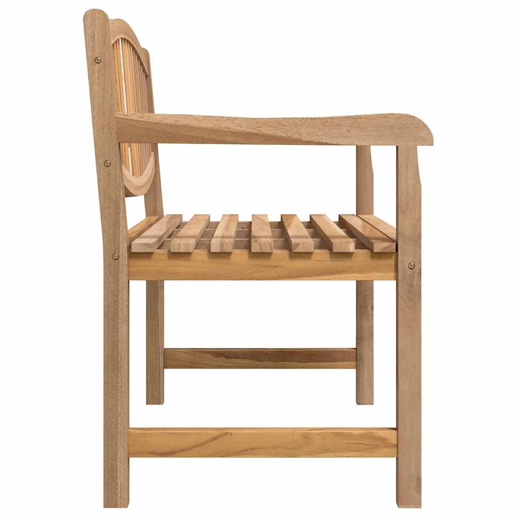 Garden Bench 114 x 59 x 87 cm Solid Teak Wood