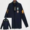 Mens Winter Casual Sport Jacket Long Sleeve Full Zip Stand Collar Training Outerwear