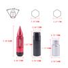 Racing Composite Nut Anti Theft Alloy Aluminum Lock Wheel Lug Nut Bolt With Spikes 80mm