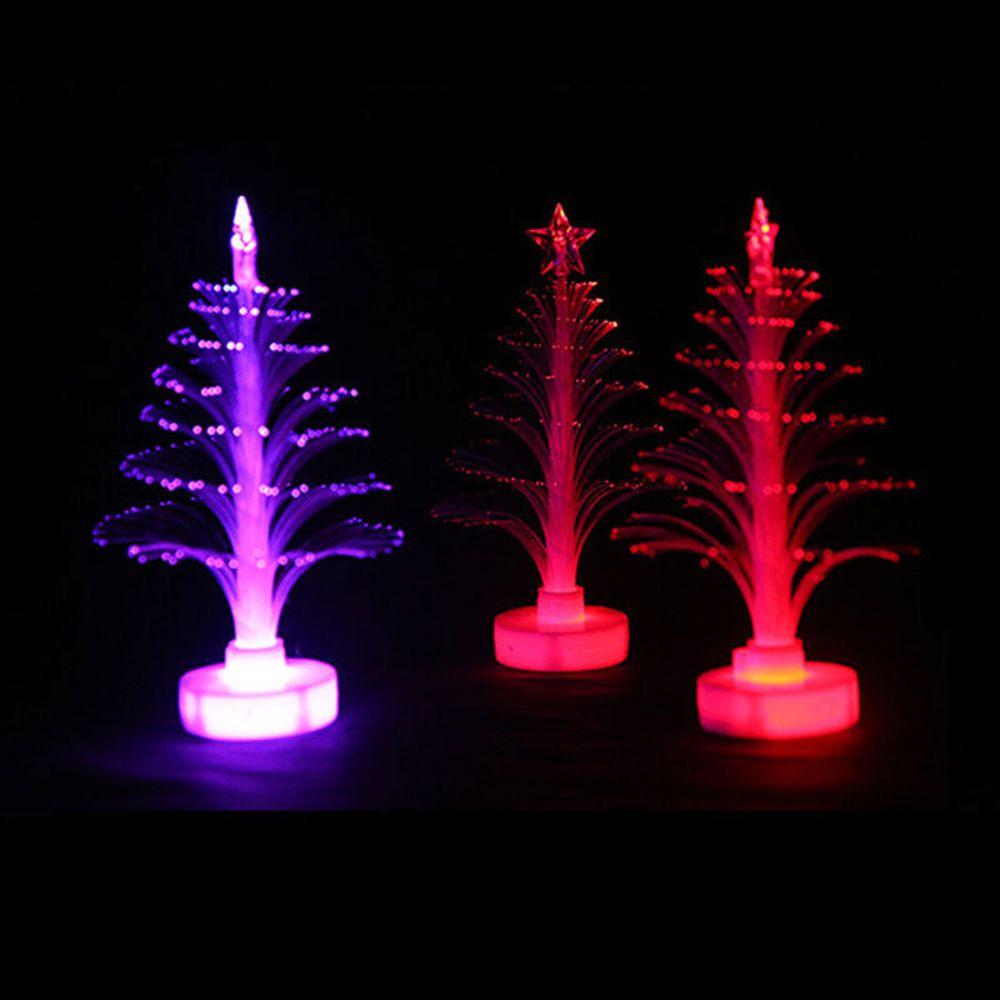 Fashion Colorful Gift Home Children Party Decoration Christmas Lamp Nightlight Xmas Tree Ornament
