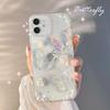 "3D Butterfly Retro iPhone Case for iPhone 11 To 16 Pro Max"