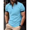 Men's Essential! Short Sleeve Polo Shirt, Slim Fit Stylish Casual Top