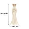 Flower Arrangement Elegant Dress Vase Gown-Shaped Decorative Vase  Home Desktop Decorations