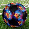 FC Basel 1893 Pallone da Calcetto Indoor Colorato Per Tutte le Età Taglia 5 Cucito a Macchina PVC Pronto per la Competizione Resistente Alto Rimbalzo