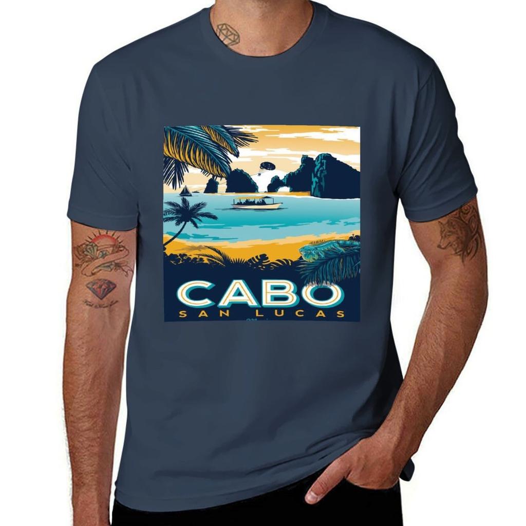 Cabo San Lucas T-Shirt cotton t shirt man t shirts cotton 100% funny t shirts man T-Shirt