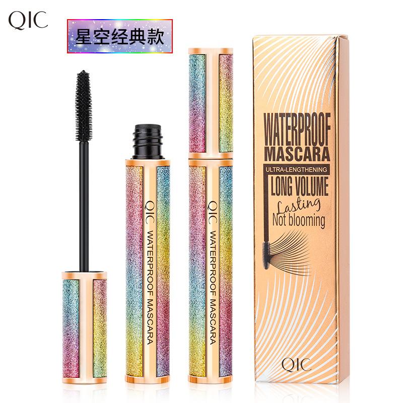 Color Star Mascara 4D Slender Thick Curled Waterproof Sweat-Proof Non-Smudging North American Makeup Starry sky classic oh*3pcs