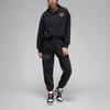 Jordan Numbers Letter Embroidery Casual Crew Neck Fleece Lined Long Sleeved Sweatshirt Women's Black FN5438-010