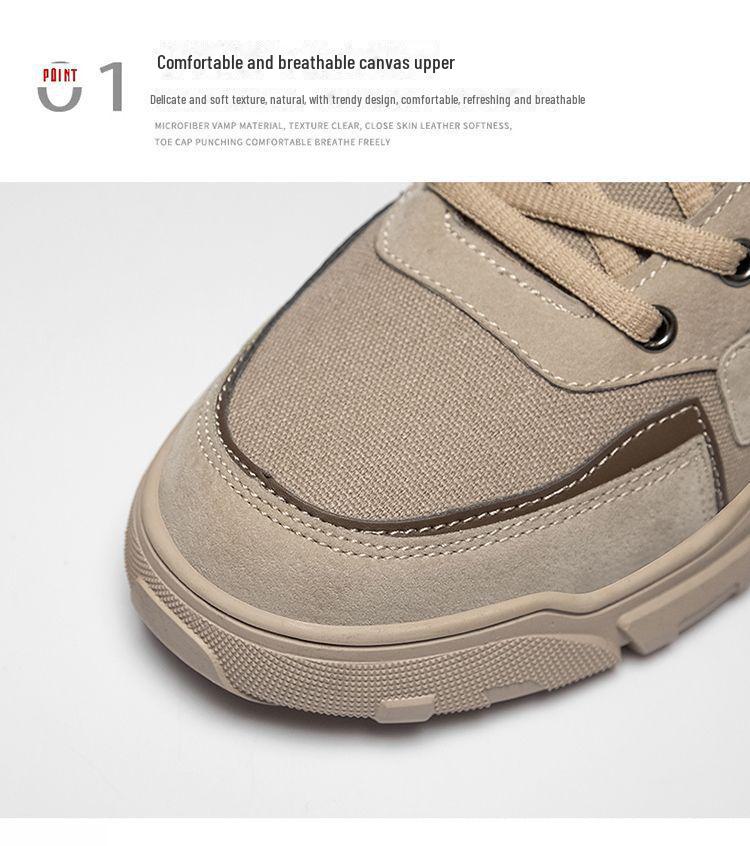 Men's 2023 Trend High Top British Martin Boots - Casual Autumn Fashion Cotton Shoes