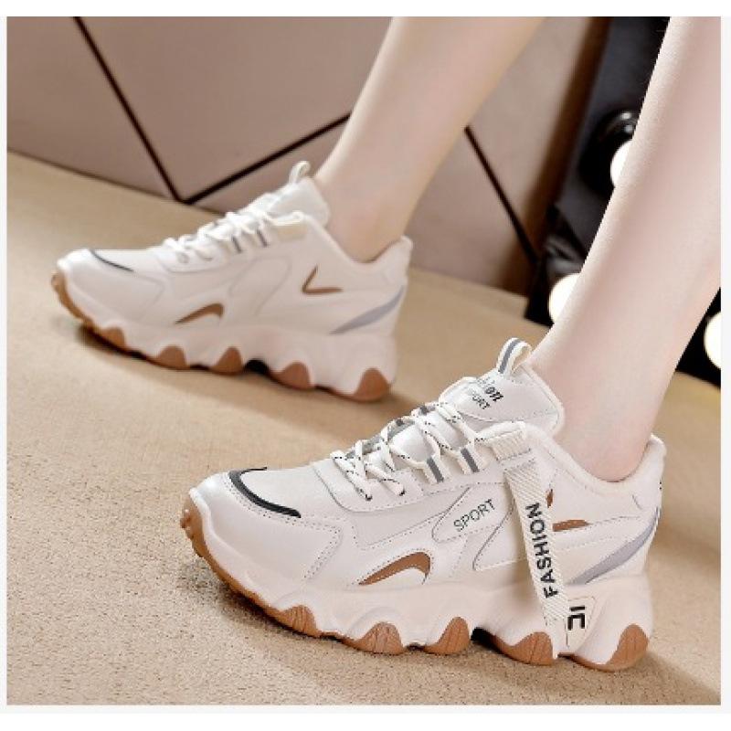 Fleece sneakers women's waterproof and non-slip 2 winter new thickened warm cotton shoes student soft sole