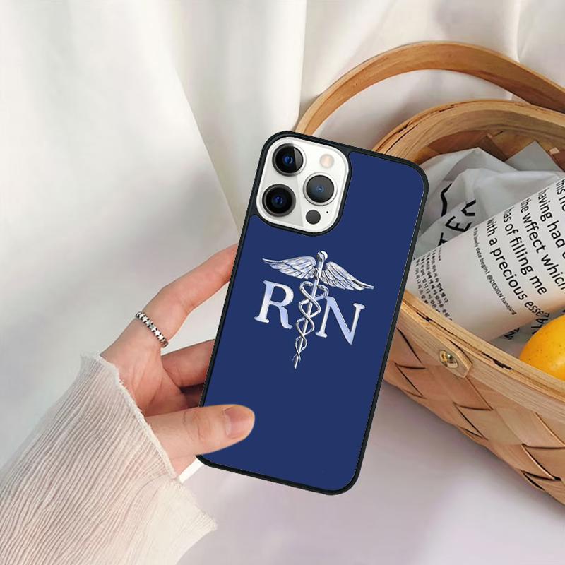 Medical Snakes Nurses Caduceus Flag Phone Case For IPhone 18 17 Air 16 15 14 11 12 13 Pro MAX Plus coque Cover