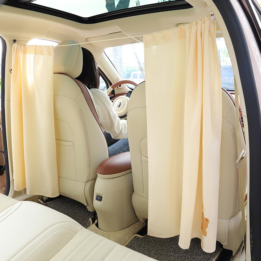 Yolrky Car Car Camping Rear Nap Room UV Privacy Screen Curtains, Sunshade, Accessories, Curtains, Curtains, Divider, Protection,