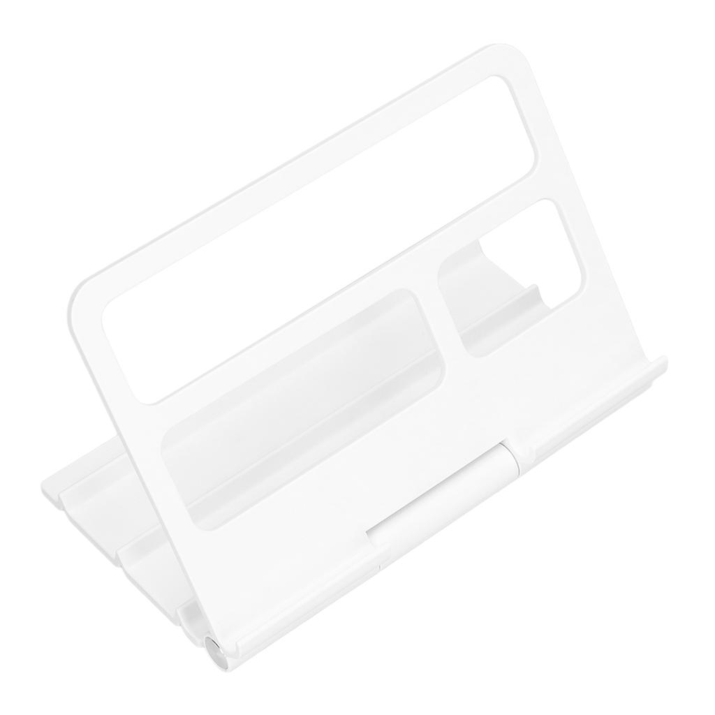 Tablet Ständer Tragbar Mehrwinkel Verstellbar Desktop Tablet Halter für IOS für Huawei Tablet Weiß