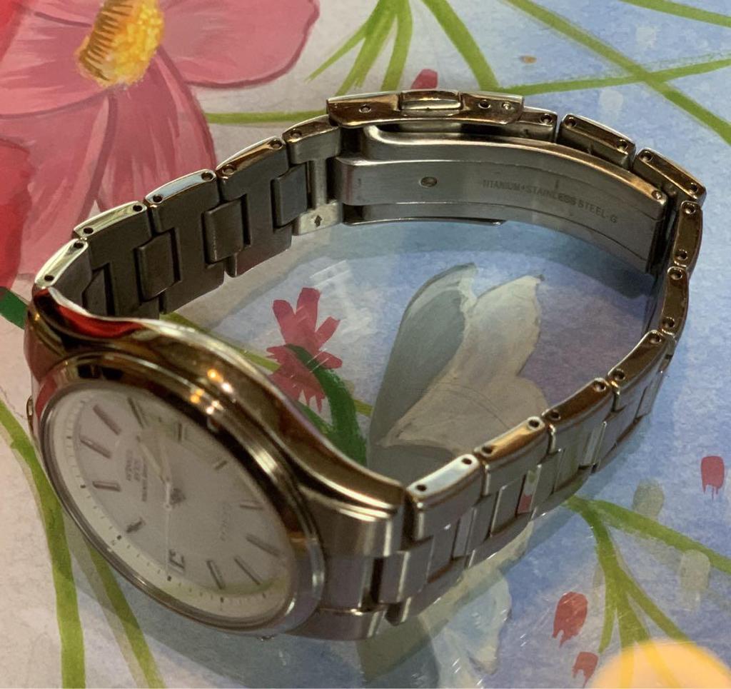 [USED] Seiko 7B42-0ANO Radio-Controlled Solar/Titanium