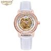 LONGLUX New TOP Brand Luxury Women's Watch with Box Hollow Automatic Women's Mechanical Watches