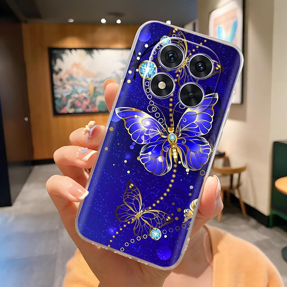 Case For Xiaomi Redmi Note 14 Pro 5G Soft Silicone Cute Cat Duck Phone Cases For Redmi Note14 Note 14 Pro Plus Back Cover Funda