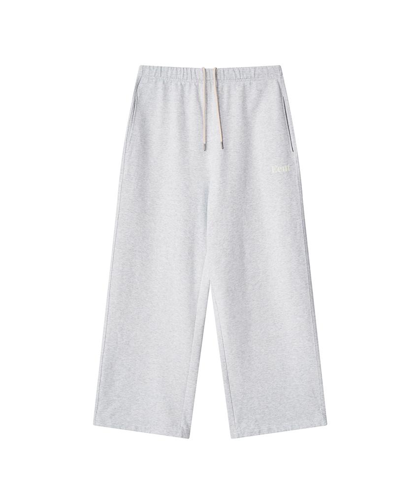 Iuteu Eeut Basic Washed Sweatpants / Melange White