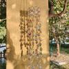 Faux Crystal Wind Chime for Outside, Window Hanging Sun Catcher, Prism Rainbow Maker Pendant for Home, Garden, Patio, Porch