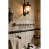 Stainless Steel Kitchen Organizer With Adhesive Mounting And Multipurpose Hooks For Wall Use