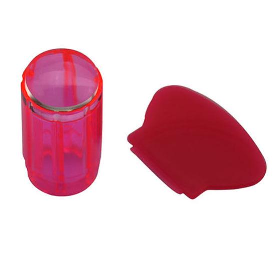 Clear Nail Art Jelly Stamper Stamp Scraper Set Polish Stamping Manicure Tools