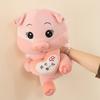 Adorable Pink Pig Plush Toy With Heart Soft Crystal Velvet Stuffed Animal For Kids