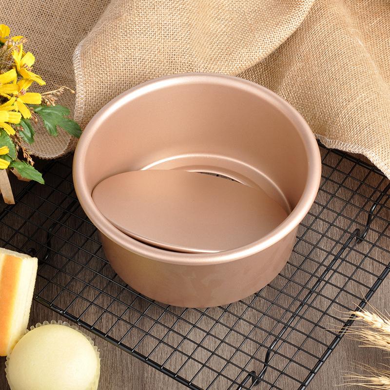 1Pc Round Carbon Steel Cake Mold Non-stick Household Live Bottom Mousse Model Multifunctional Baking Trays Kitchen Baking Tools