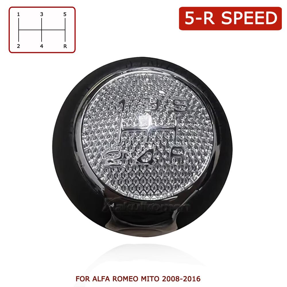 NEUER 5/6-Gang Auto-Schaltknauf Schalthebelkopf Passend für Alfa Romeo Mito 2008 2009 2010 2011 2012 2013 2014 2015 2016 46313439