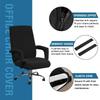 Office Computer Chair Covers Armchair Protector Black High Quality Housse De Chaise Includ Armrest Jacquard Gamer Chair Covers