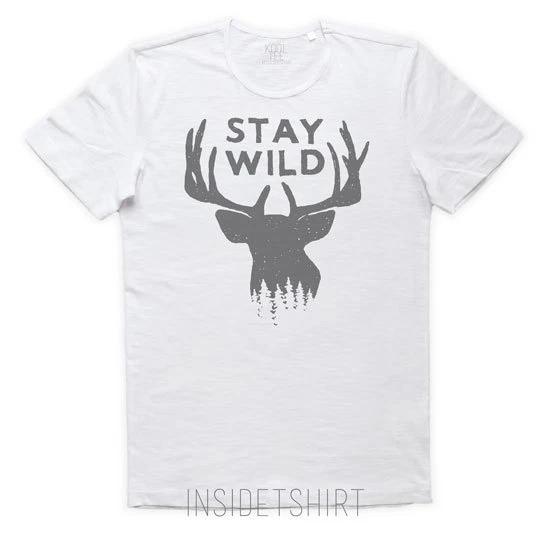 

ФУТБОЛКА STAY WILD треккинговая майка олень дерево хипстер природа крутая ФУТБОЛКА МУЖСКАЯ XL