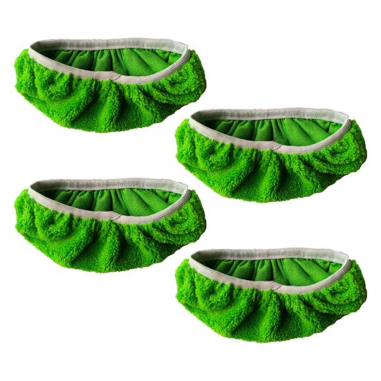 4/6Pcs Microfiber Flat Mop Replacement Cloth Cover Wet Dry Cleaning Washable Mop Covers for Swiffer Sweeping Mop