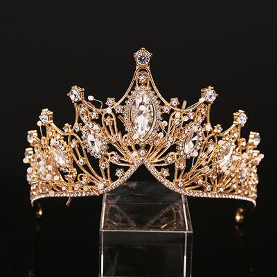 Couronne de mariée bijoux faits à la main diadème en strass couronne de reine accessoires de cheveux pour enfants adultes