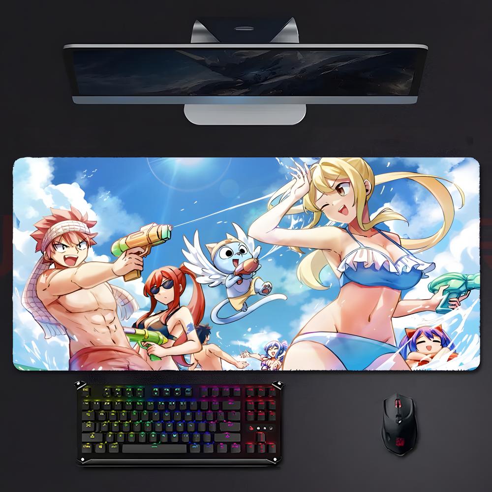 Brave Classic Anime Ffairy Tail Mouse Pad Large Gaming Mousepad With Stitched Edges Thickened Desk Mat Pc