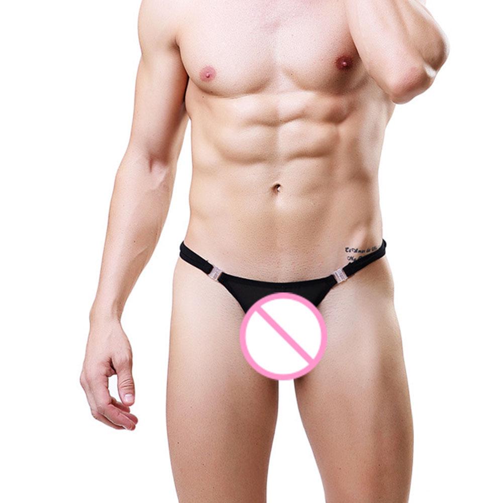 Pánská tanga prodyšná, tenké spodní prádlo s nízkou síťovinou, elastické