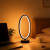 1 piece elliptical-shaped desk lamp with LED USB plug for bedroom decoration and lighting