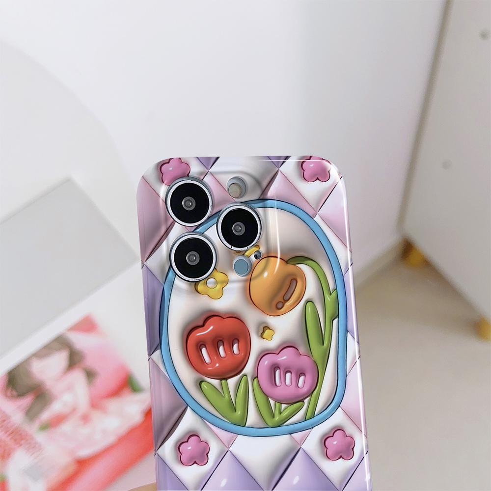 All-inclusive Film Handyhülle Cartoon Mode Design Hartschale Vollständige Abdeckung Kameraschutzhülle für iPhone Huawei Honor Vivo Google