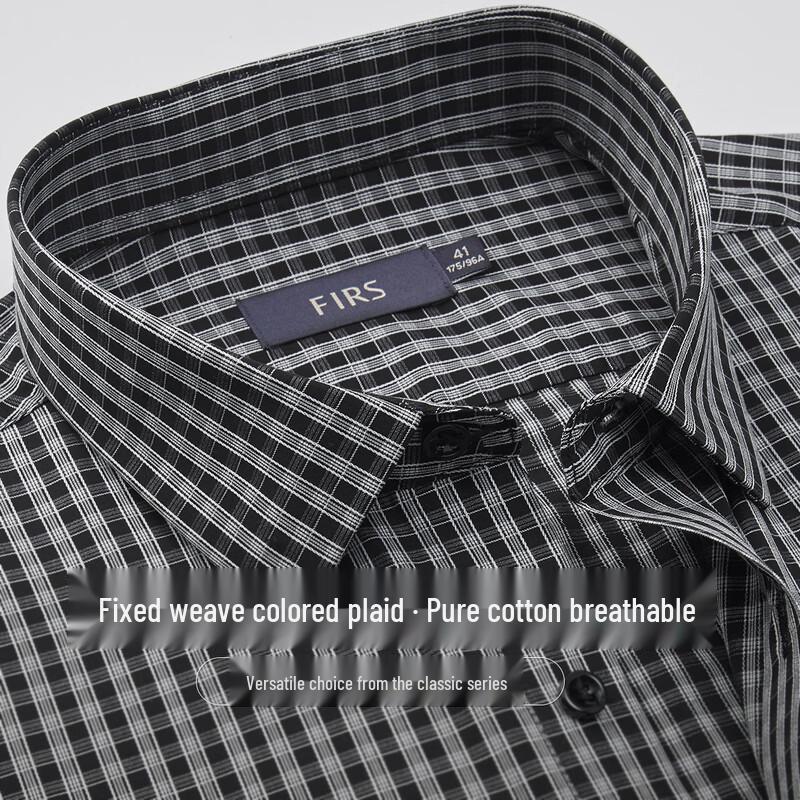 FIRS Men s Business Casual Long-Sleeve Shirt 42