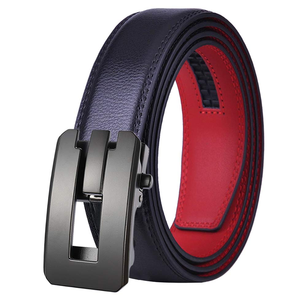 

Ремень JunLTX с и Без Идеально для и Повседневный Автоматический Без Бесступенчатый Широкий Общая Длина Регулируемый для Размеров Талии 75см Мужской Автоматическая Блокировка Отверстия,