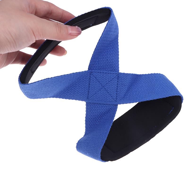 2 Adet Pedli Sekiz Şekilli Kayışlar Deadlift Ağırlık Kaldırma Bilek Kayışları Kaymaz Spor Fitness Power Lifter Egzersiz Barfiks Kayışları