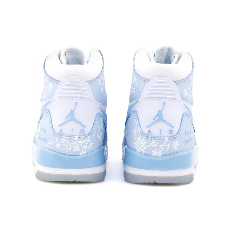 Jordan Legacy 312 High Top Vintage Basketball Shoes Women's Carolina Blue FV8118-141(team-A)