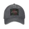 Chase Atlantic Rose Logo Baseball Caps Fashion Washed Denim Hats Outdoor Adjustable Casquette Streetwear Baseball Cowboy Hat