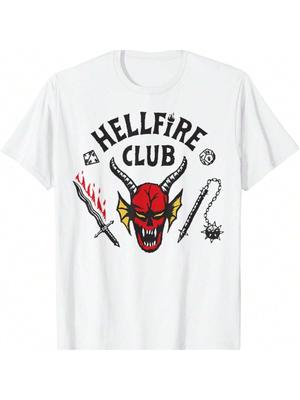 Dámské bavlněné tričko _Hellfire Club Devil_, z čisté bavlny s kvalitním potiskem, odolné a v ležérním stylu