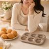 Nonstick Baking Pan Donut Cake Mold Shell Cake Mold 6 Cup Mini Dessert Tray Oven Bakeware Diybaking Tool Home Kitchen Pastrymold