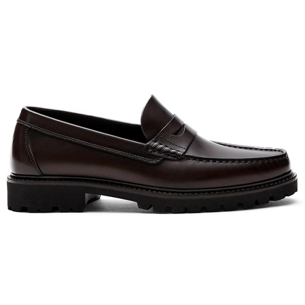 Men's Handmade Full Grain Leather Loafers High Quality Wear-Resistant Genuine Leather Outdoor Casual Shoes