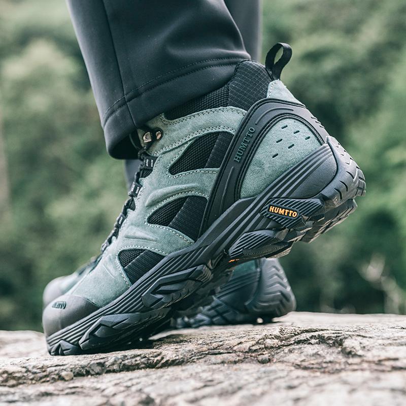HUMTTO Outdoor Hiking Shoes Men Waterproof Climbing Camping