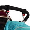 Nylon Hanger Straps Metal Stroller Accessories Pushchair Clip Diaper Bag Hanger Stroller Hook