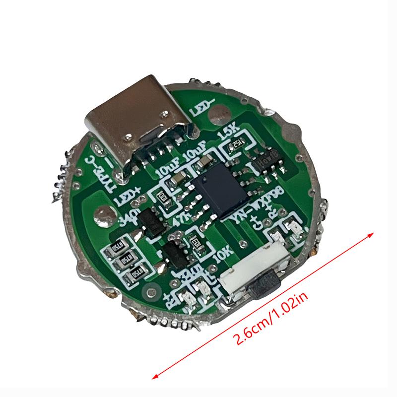 Two - Speed Drive Board Flashlight Drive Accessories Circuit Board Charging Integrated Board Suitable For 10 - Watt Light Beads